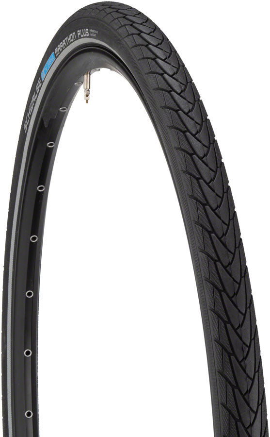 Schwalbe Marathon Plus Tire - 700 x 25 Clincher Wire BLK/Reflective Performance Line
