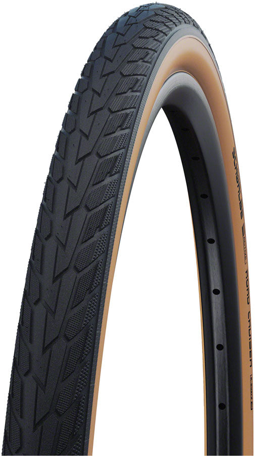 Schwalbe Road Cruiser Tire - 26 x 1.75 Clincher Wire Gumwall/BLK K-Guard Green