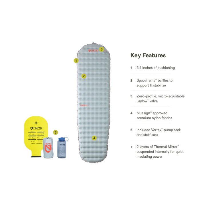 Nemo Tensor All-Season Ultralight Insulated Sleeping Pad