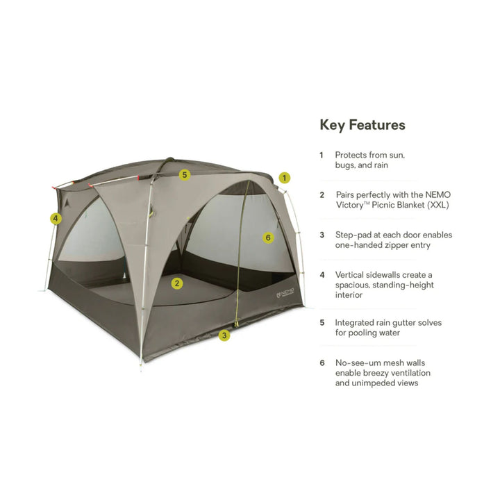 Nemo Victory Screenhouse Camp Shelter