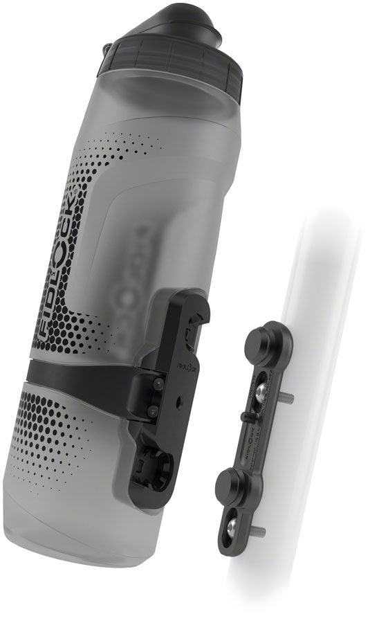 Fidlock TWIST Water Bottle Cage Set - Bike Base Mount Bolt-On 800ml Smoke