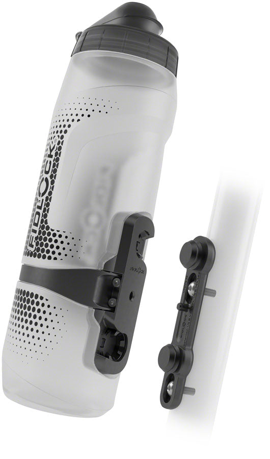 Fidlock TWIST Water Bottle Cage Set - Bike Base Mount Bolt-On 800ml Clear