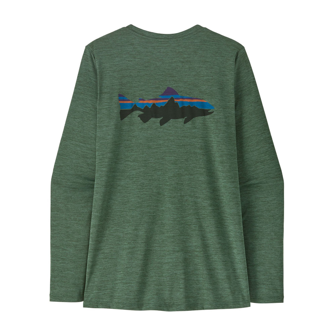 Patagonia Women's L/S Cap Cool Daily Shirt - Fitz Roy Trout