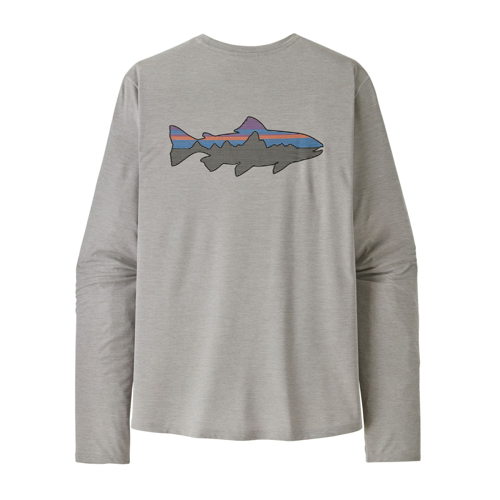 Men's L/S Cap Cool Sun Shirt - Fitz Roy Trout | Patagonia | SX