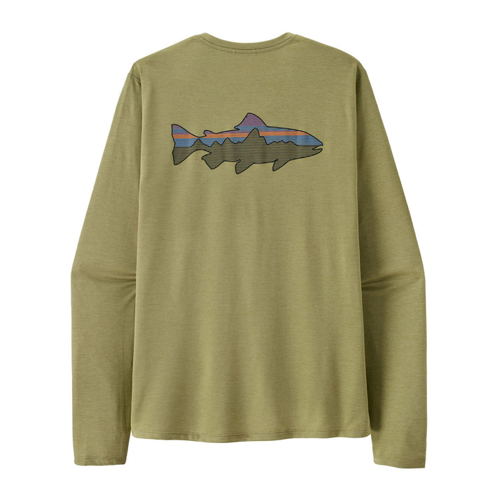 Patagonia Men's L/S Cap Cool Sun Shirt - Fitz Roy Trout