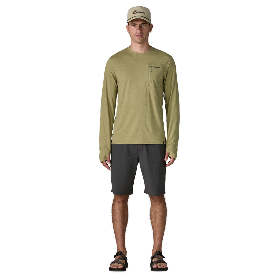 Patagonia Men's L/S Cap Cool Sun Shirt - Fitz Roy Trout