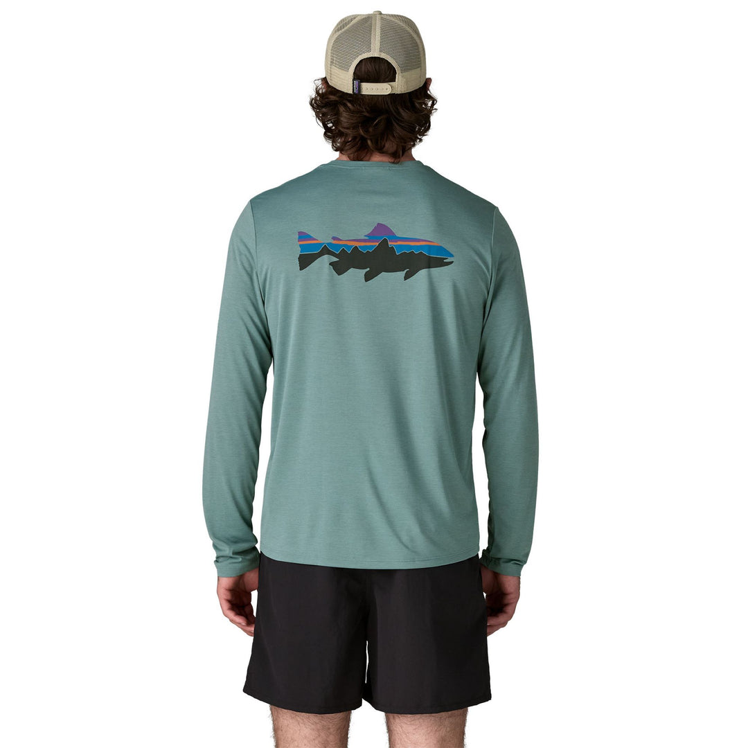 Patagonia Men's L/S Cap Cool Daily Shirt - Fitz Roy Trout