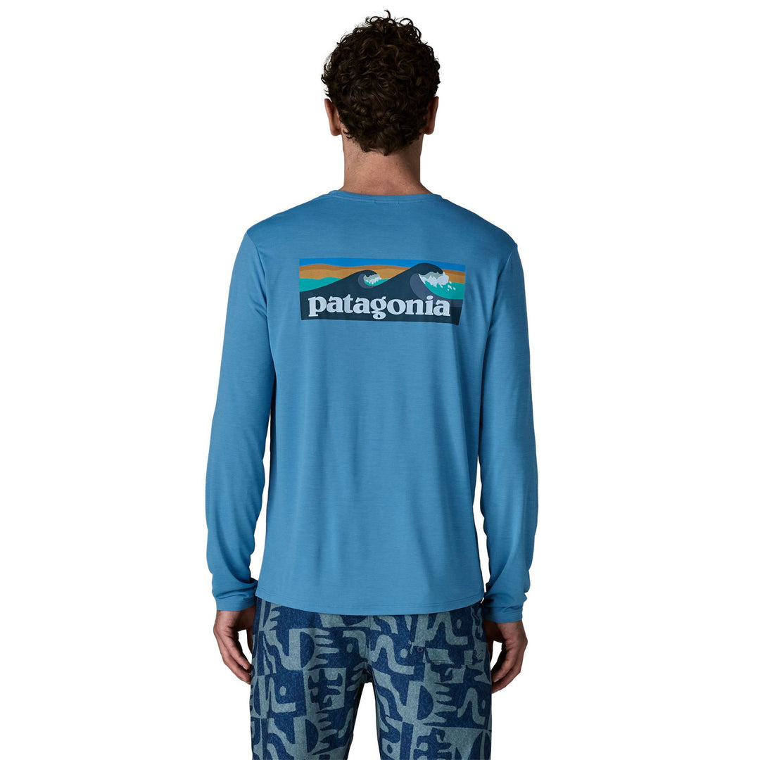 Patagonia Men's L/S Cap Cool Daily Shirt - Boardshort Logo