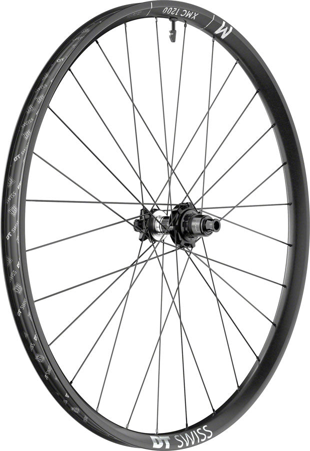 DT Swiss XMC 1200 Spline Rear Wheel - 29" 12 x 148mm 6-Bolt XD/Micro Spline Ratchet DEG 90 BLK