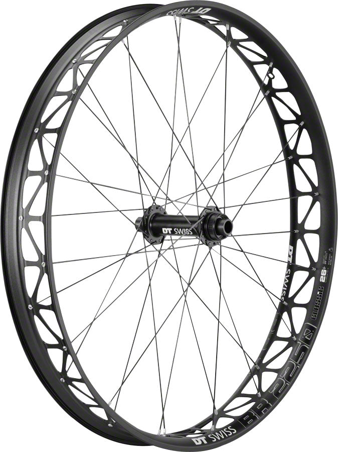 DT Swiss Big Ride 2250 Classic Front Wheel - 26" 15 x 150mm Center-Lock BLK/White Clincher