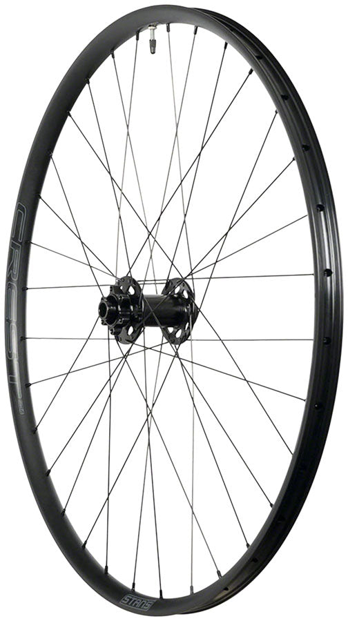 Stan's Crest MK4 Front Wheel - 29 15 x 110mm 6-Bolt Black