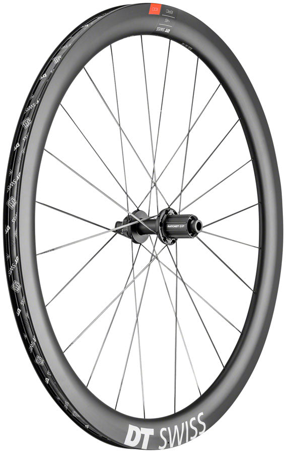 DT Swiss ERC 1100 DiCut 45 Rear Wheel - 700c 12 x 142mm Center-Lock HG11 Road/XDR Ratchet EXP 36 BLK