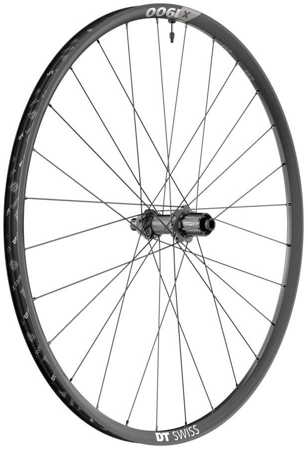 DT Swiss X 1900 Spline 25 Rear Wheel - 29" 12 x 142mm 6-Bolt/Center-Lock HG 11 MTN BLK