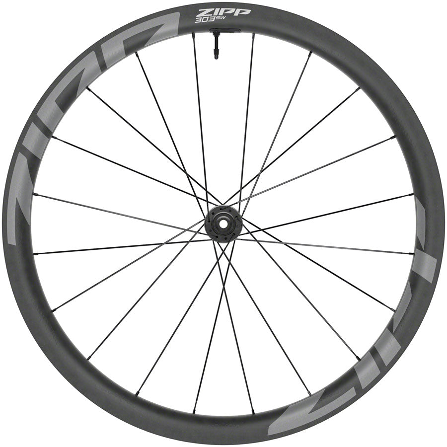 Zipp 303 SW Front Wheel - 700 12 x 100mm Center-Lock Tubeless Carbon w/ Wheel Sensor A1