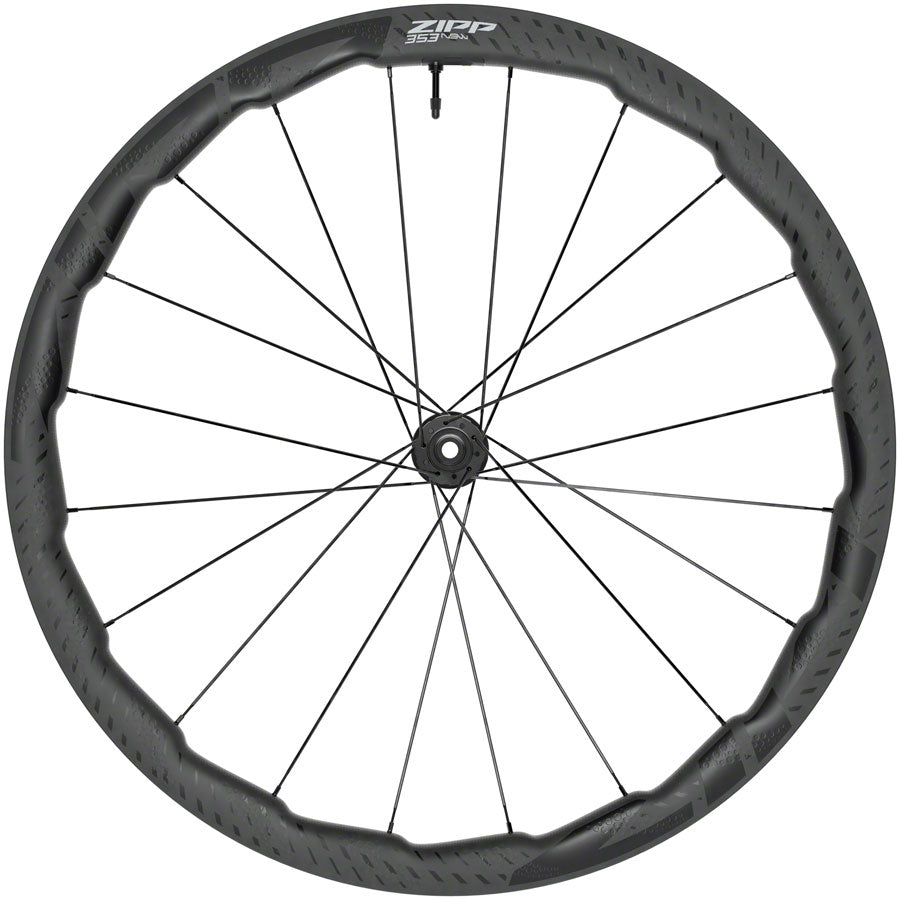 Zipp 353 NSW Front Wheel - 700 12 x 100mm Center-Lock Tubeless Carbon w/ Wheel Sensor B1