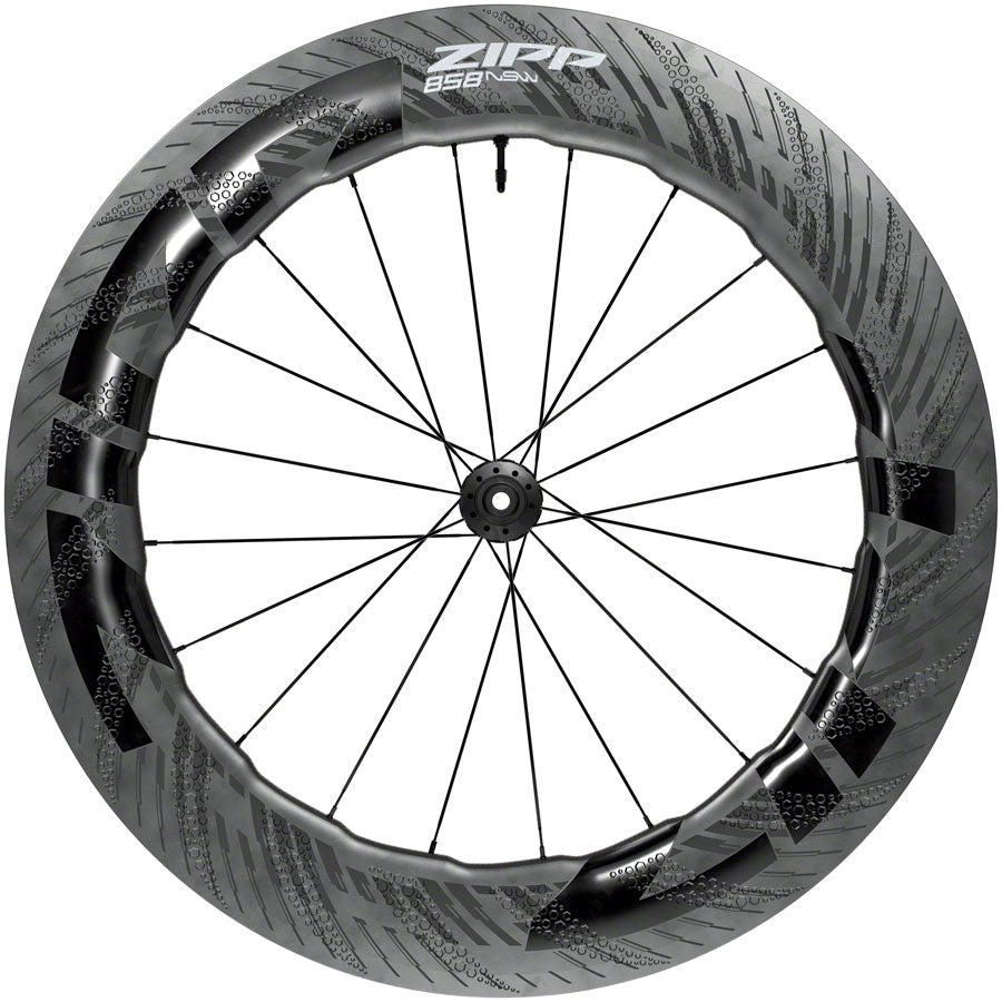 Zipp 858 NSW Front Wheel - 700 12 x 100mm Center-Lock Tubeless Carbon D1