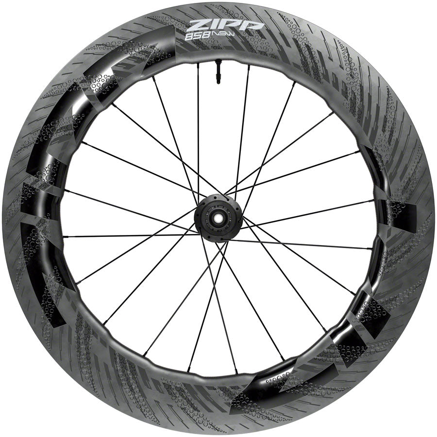 Zipp 858 NSW Rear Wheel - 700 12 x 142mm Center-Lock XDR Tubeless Carbon D1