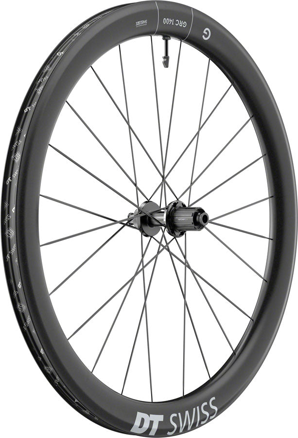DT Swiss GRC 1400 DiCut 50 Rear Wheel - 700c 12 x 142mm Center-Lock HG11 Road/XDR Ratchet EXP 36 BLK
