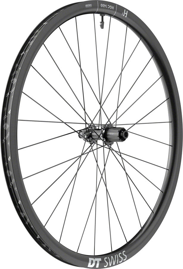 DT Swiss HGC 1400 Spline 30 Rear Wheel - 700c 12 x 148mm Center-Lock HG11 Road/XDR Ratchet EXP OS 30 BLK