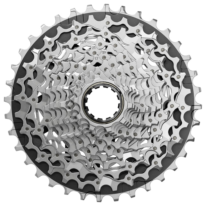 SRAM Force XG-1270 Cassette - 12-Speed 10-33t Silver For XDR Driver Body E1
