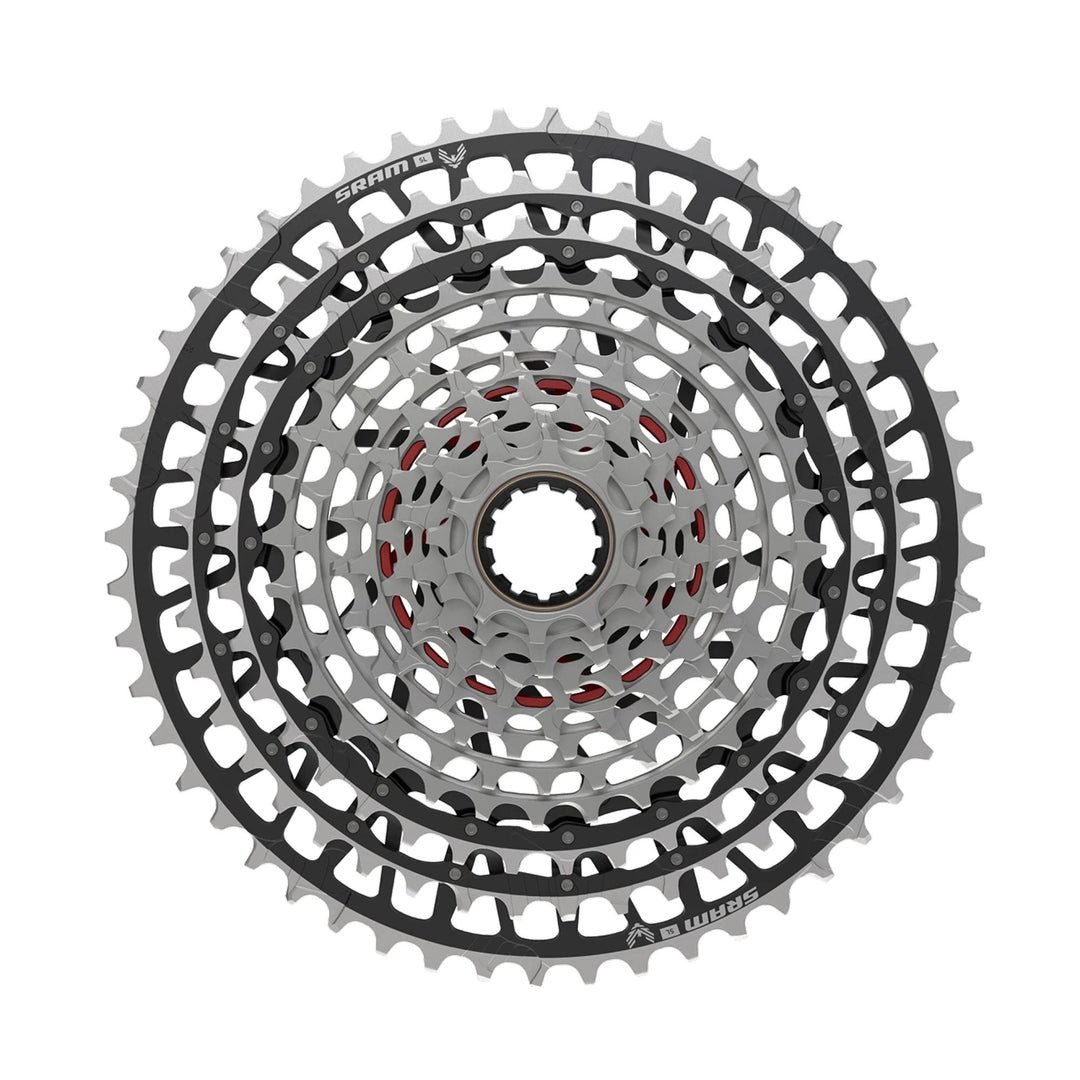 SRAM XX SL Eagle T-Type XS-1299 Cassette - 12-Speed 10-52t For XD Driver Silver/BLK