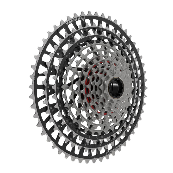 SRAM XX SL Eagle T-Type XS-1299 Cassette - 12-Speed 10-52t For XD Driver Silver/BLK