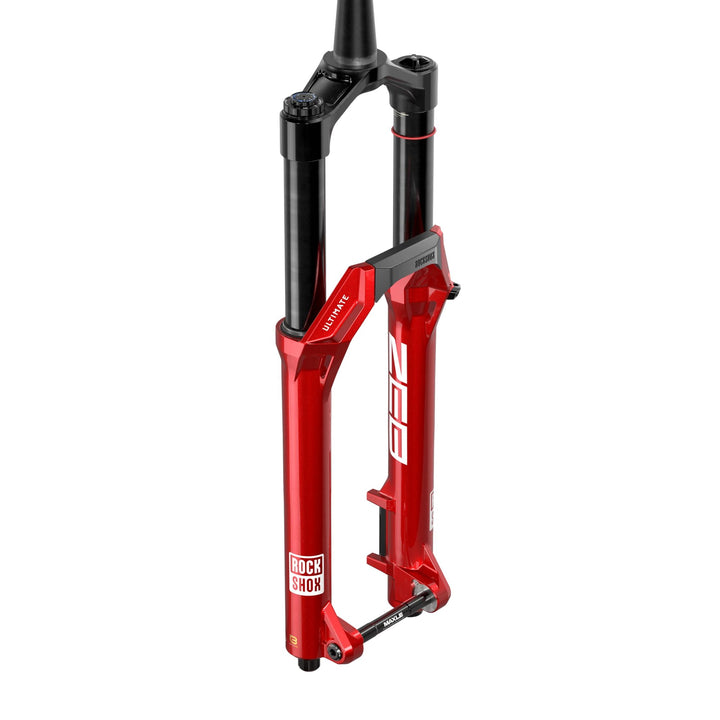 RockShox ZEB Ultimate Charger 3.2 RC2 Suspension Fork - 29" 160mm 15x110mm 44mm Offset Linear XL Air Spring Electric Red B1