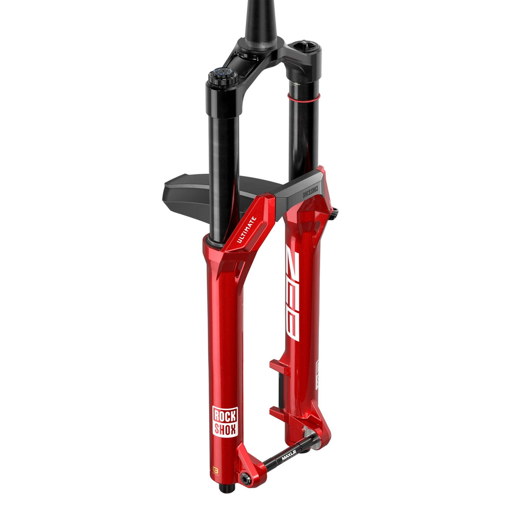 RockShox ZEB Ultimate Charger 3.2 RC2 Suspension Fork - 29" 160mm 15x110mm 44mm Offset Linear XL Air Spring Electric Red B1