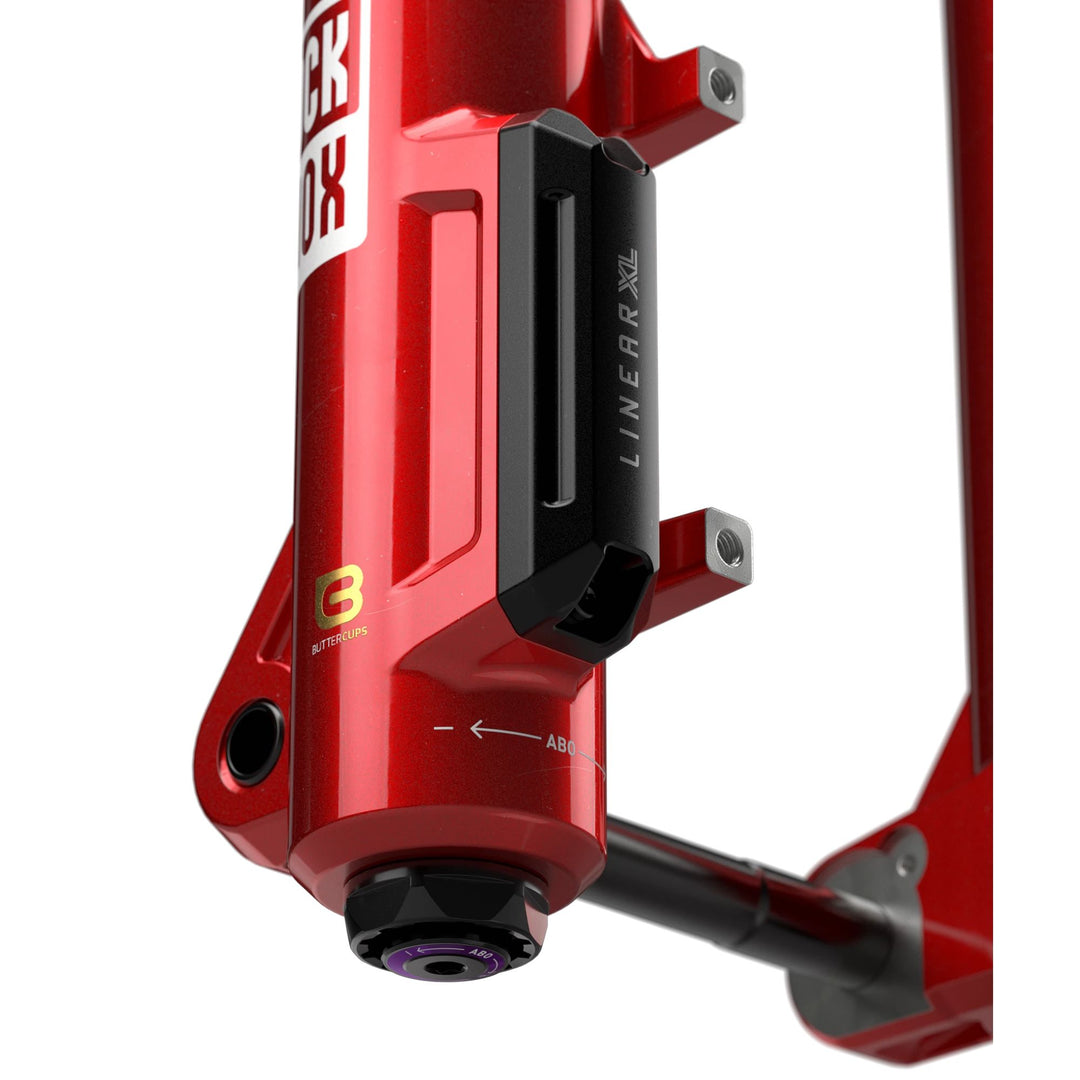 RockShox ZEB Ultimate Charger 3.2 RC2 Suspension Fork - 29" 160mm 15x110mm 44mm Offset Linear XL Air Spring Electric Red B1