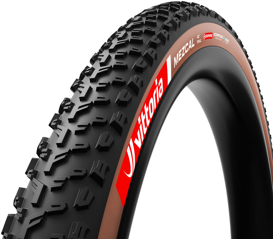 Vittoria Mezcal III Tire - 29 x 2.4 Tubeless Folding BLK/Brown 4C Trail TNT Graphene G2.0