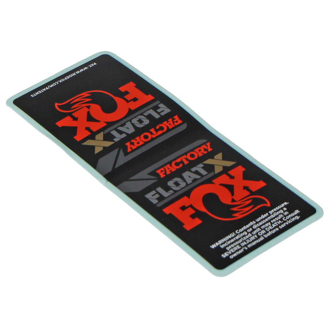 Fox Shox Resi Decal Long 2022 Float X F-S Orange