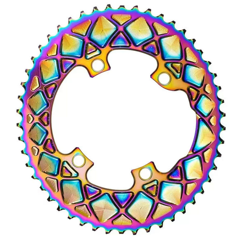 Absolute Black Premium Oval Road 36T Shimano 9100/8000 - PVD 