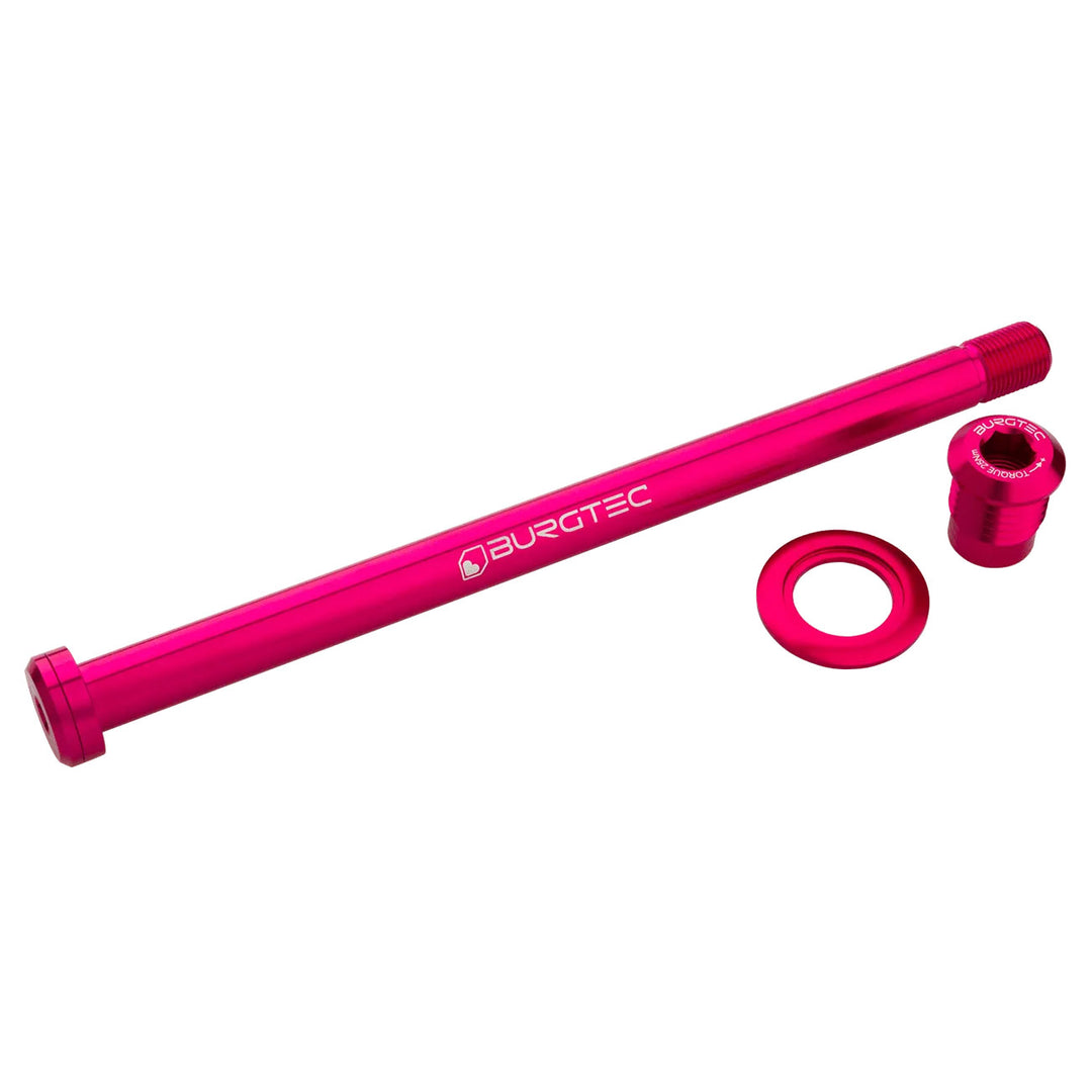 Burgtec Trek 184.5mm Rear Axle Toxic Barbie Pink  