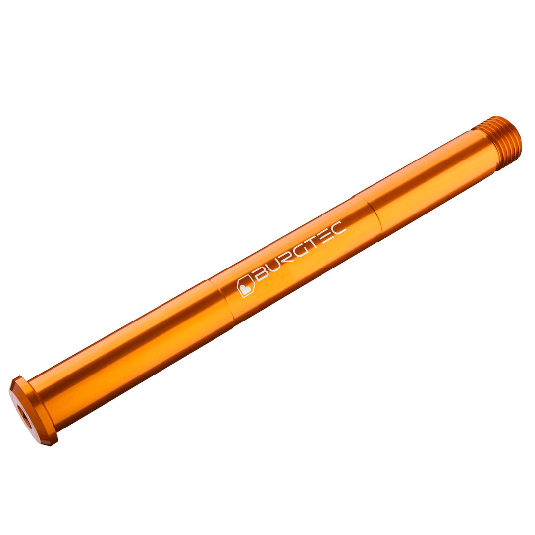 Burgtec RockShox Fork Axle 15x110mm Iron Bro Orange