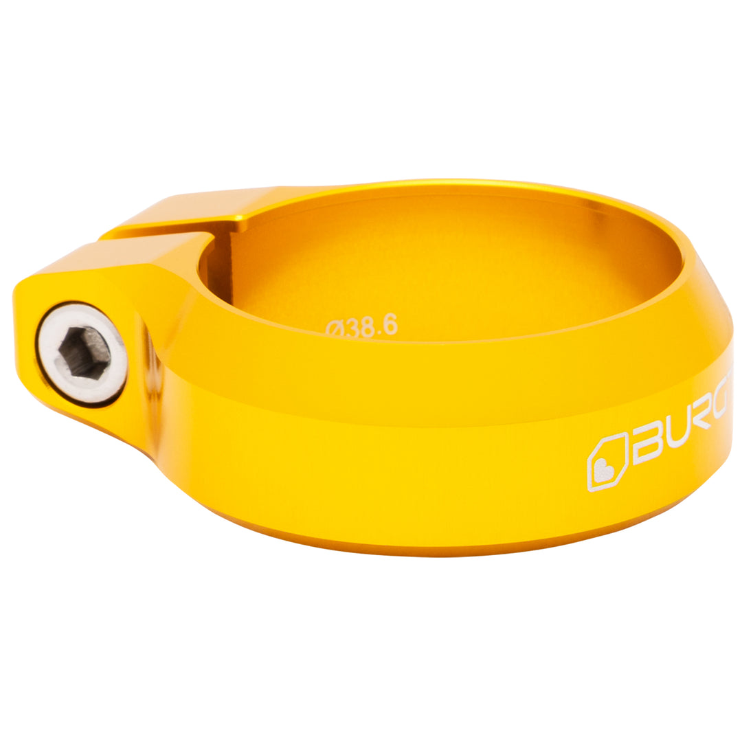 Burgtec Seat Clamp 38.6mm Burgtec Bullion Gold