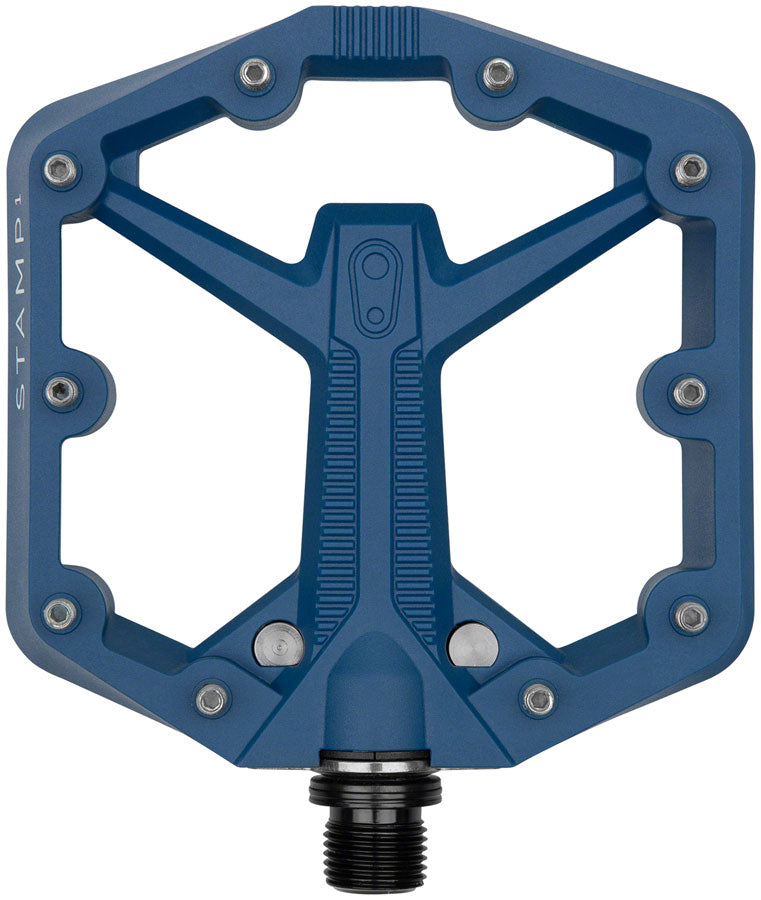 Crankbrothers Stamp 1 Gen 2 Pedals - Platform Composite 9/16" Navy Small