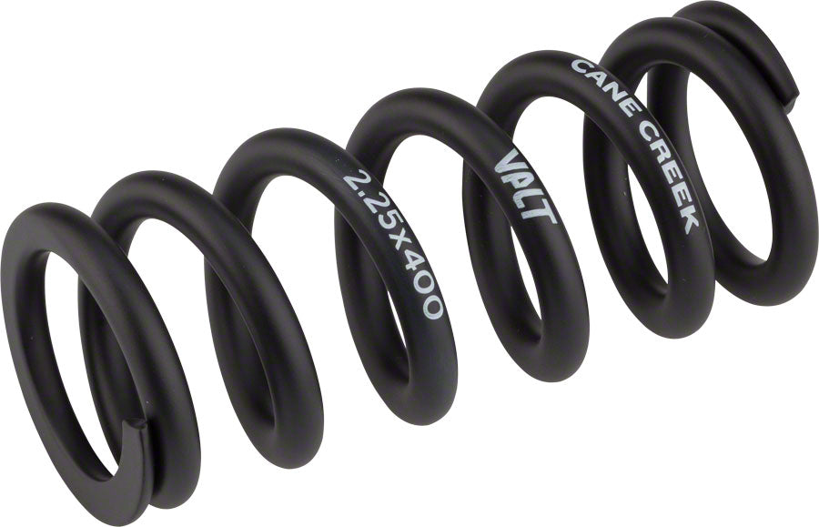 Cane Creek VALT Lightweight Steel Spring Coil Shock 2.25"/57mm x 400lbs BLK