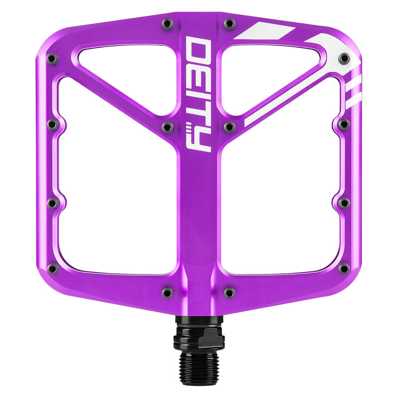 Deity Supervillain Flat Pedals, Purple