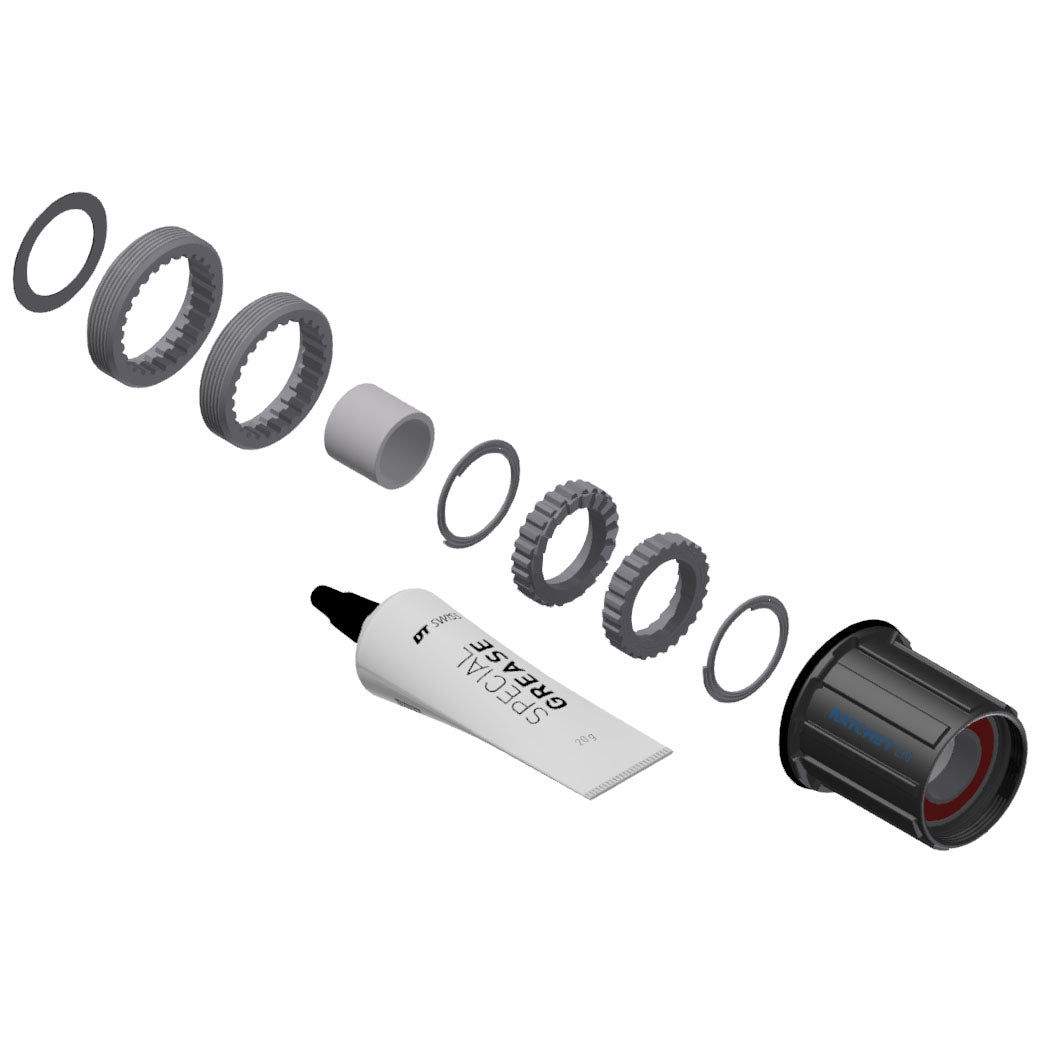 DT Swiss 370 Hybrid Ratchet LN 18t Upgrade Kit HG 8-11 FH 