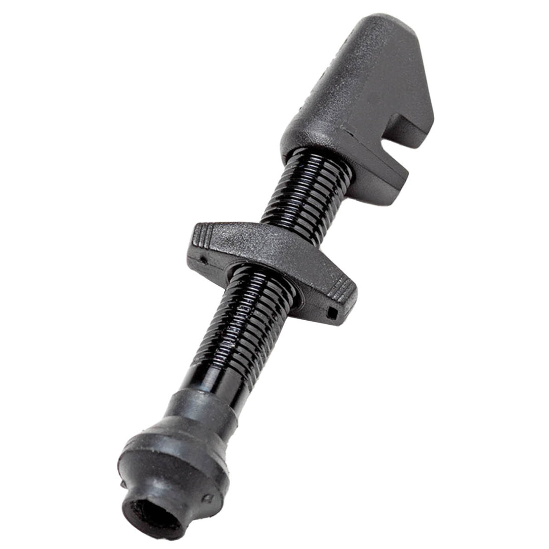 DT Swiss Alloy Tubeless Valve w/Aero Nut 32mm Black Each