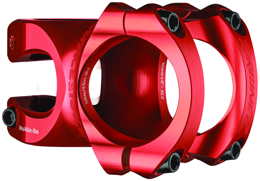 RaceFace Turbine R 35 Stem - 50mm 35mm Clamp +/-0 1 1/8" Red
