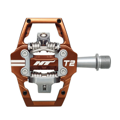 clipless platform pedals HT Pedals T2-SX Clipless Platform Pedals CrMo