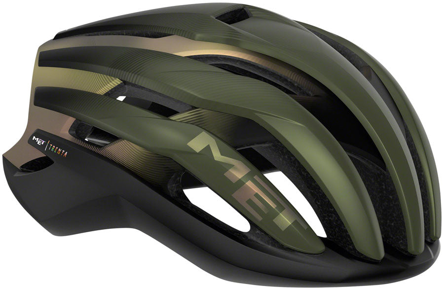 MET Trenta MIPS Helmet - Olive Iridescent Matte Large