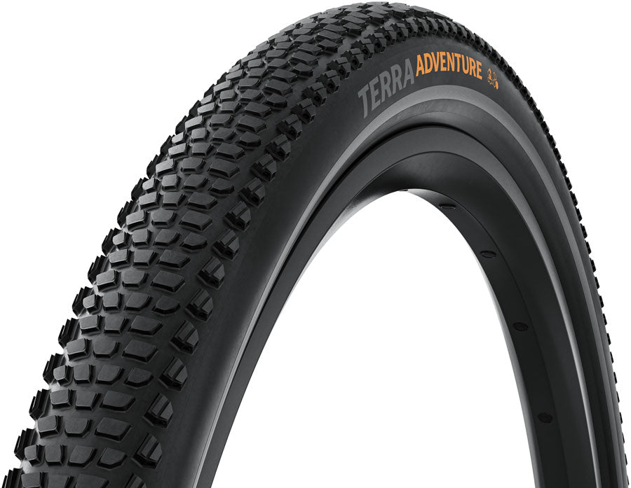 Continental Terra Adventure Tire - 700 x 55 / 29 x 2.20 Tubeless Folding BLK/Graphite Reflex Grip Trail Casing E25