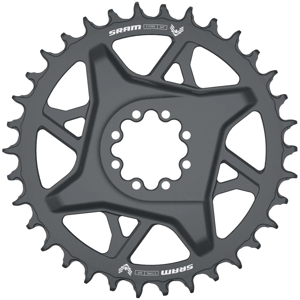 SRAM GX Eagle T-Type 12sp Boost DM Chainring 34t Black