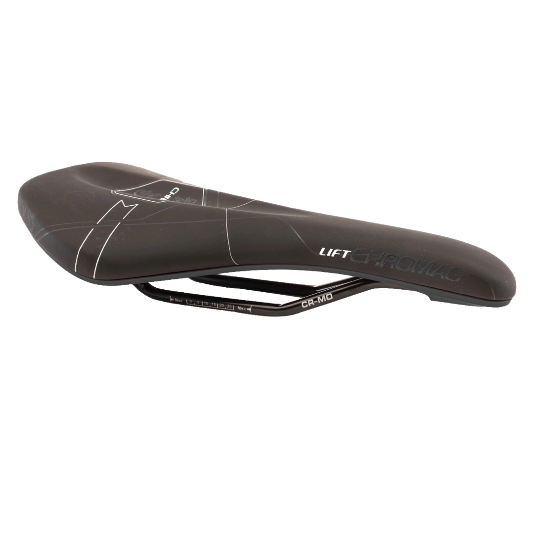 Chromag Lift Saddle Synth Top CrMo Rails - Black/Gray