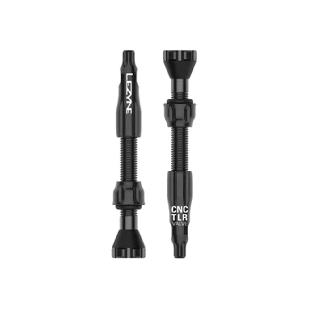 Lezyne CNC TLR Tubeless Valve 44mm Black Pair  