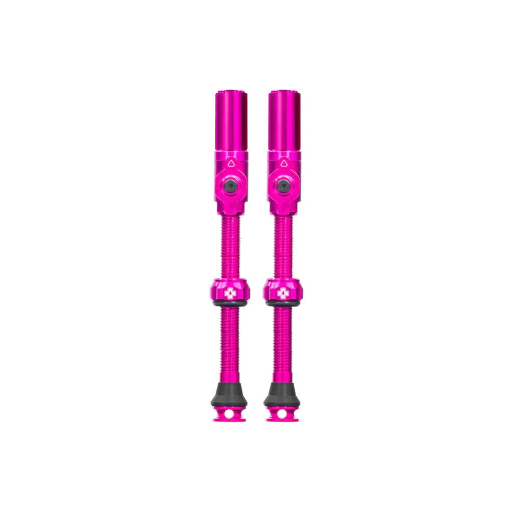 Muc-Off Big Bore Hybrid Tubeless Valve 75mm Pair - Pink  