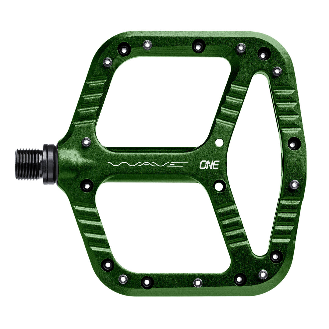 OneUp Components Wave Platform Pedals Dark Green