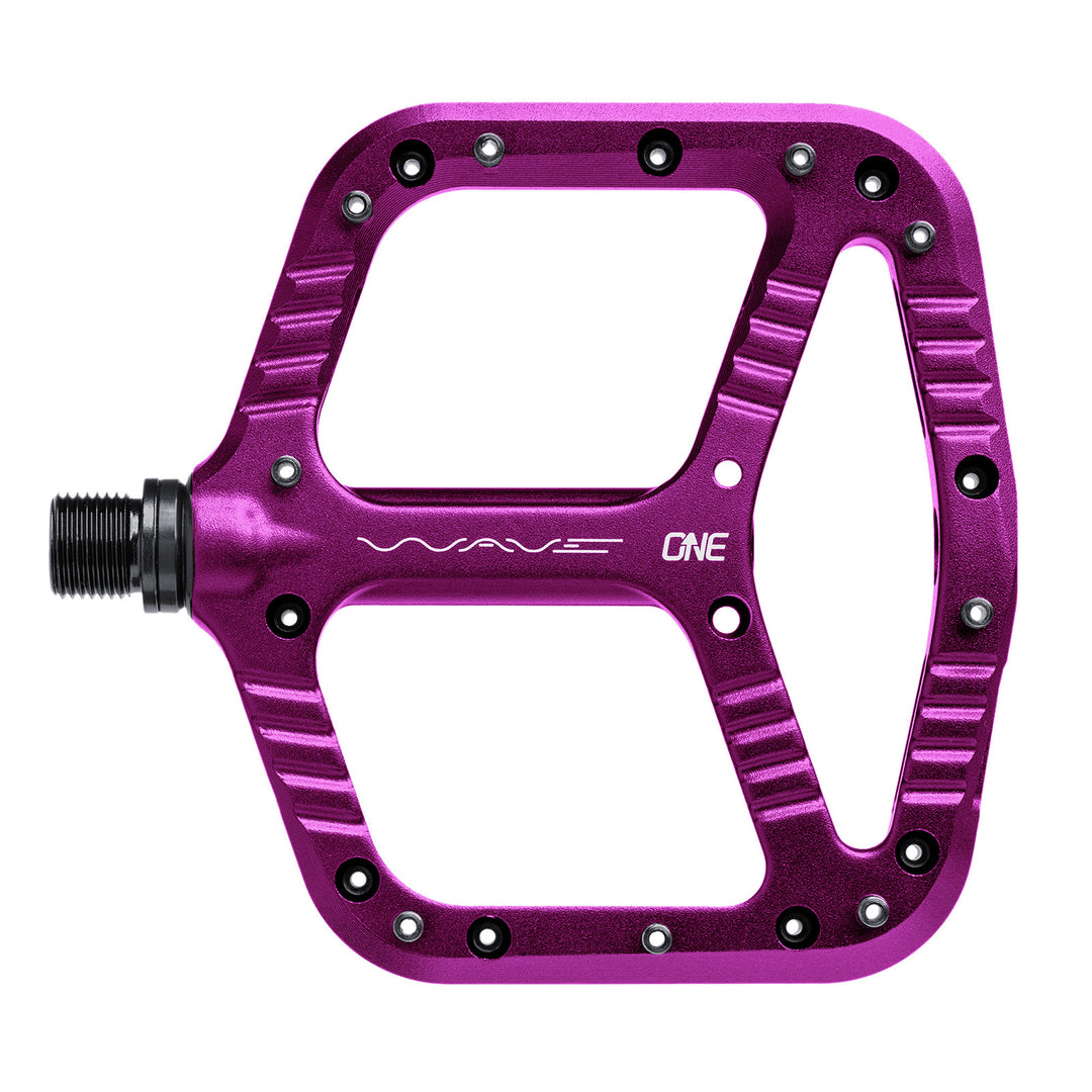 oneup pedale OneUp Components Wave Platform Pedals Purple – SX Collective
